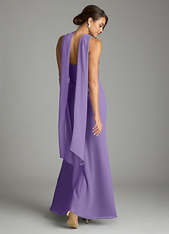 Azazie Saylor Brudtärnklänningar Klä av Sjöjungfru i Chiffong Axelbandslös Tahiti image9