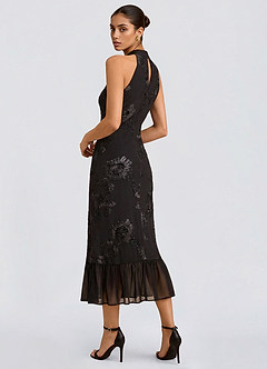 Ivanna Black Midi Dress image2