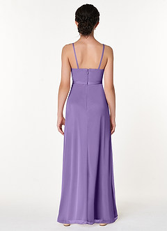 Azazie Luxy Junior Tahiti Pleated Mesh Dress image2