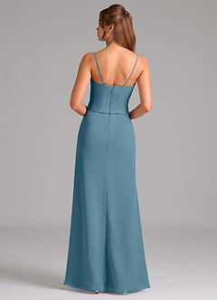 Azazie Jenine Bridesmaid Dresses Bermuda Mermaid Strapless Chiffon Dress image7