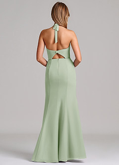 Azazie Emeria Suknie dla druhen Syrena Dekolt w kształcie serca Szyfon Do ziemi Sukienka image2