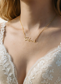 front Personalized Name Necklace