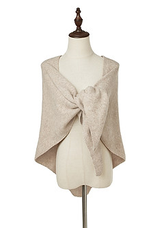 front châle en pashmina