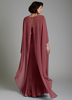 Azazie Micah Bridesmaid Dresses Merlot A-Line Corset Stretch Satin Convertible Dress image2