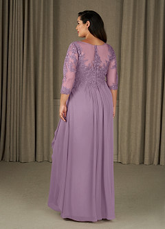 Azazie Calanthe Mother of the Bride Dresses Wisteria A-Line Scoop Chiffon Dress image7