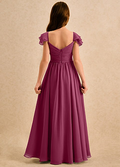 Azazie Meimei Girls Formal Flower Girl Klänningar Klä A-Line i Chiffong Plisserad image2