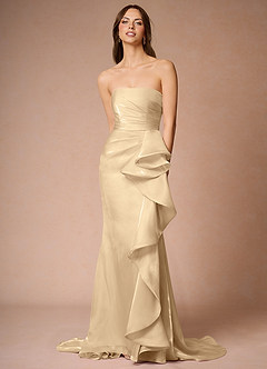 Cressidia 샴페인 맥시 드레스 image9