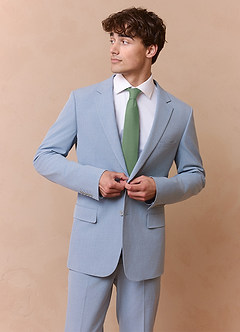 front Metallic Satin Wide Tie