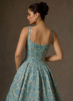 Maxi jurk Fable Blauw Meer image6