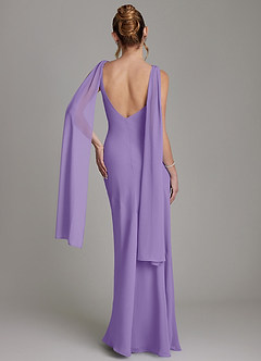 Azazie Essence Bridesmaid Dresses Tahiti Sheath Chiffon Dress image8