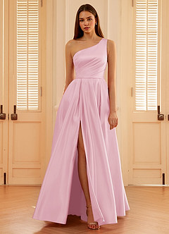 Millie Rosa Abito da ballo in raso a trapezio image6