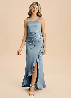 front Pärla och rosett öppen tå blockklackar för småbarn, stora barn