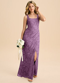 Azazie Mero Junior Klä av Tubklänning i Blommig Utbrändhet Plisserad image6