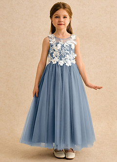 Azazie Mixie Flower Girl Klänningar Klä Balklänning i Spets image5