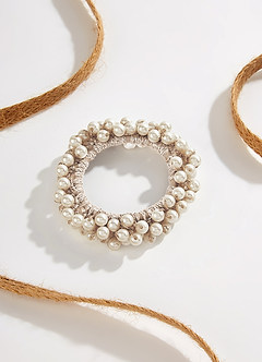 front Pearl Scrunchie