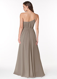 Azazie Hoya Final Sale Flowy One Shoulder Chiffon Bridesmaids Dress image2