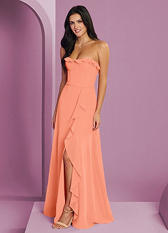 Barbie ♥ Azazie Bridesmaid Dresses Sunset A-Line Sweetheart Neckline Chiffon Dress image1