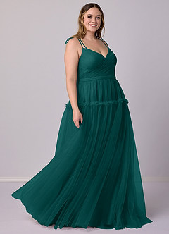 Barbie ♥ Azazie Bridesmaid Dresses A-Line Tulle Floor-Length Dress image9