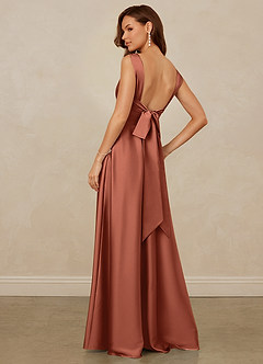 Christian Siriano Bridal for Azazie 1001 Bridesmaid Dresses Clay A-Line Sweetheart Neckline Stretch Satin Dress image2