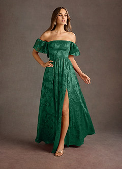 Airelle Dark Green Maxi Dress image4