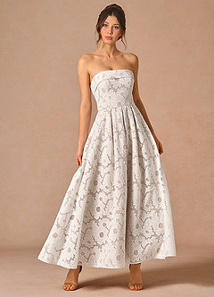 Damiana Vit Maxiklänning image6