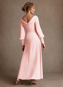 Azazie Paterson Suknie dla Matki Panny Młodej Linia A Pofałdowany Szyfon Długość kostki Sukienka image2