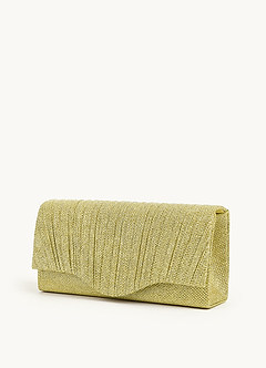 front Kopertówka Shimmer Pleated Flap