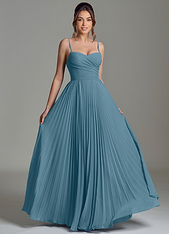 Azazie Catie Bridesmaid Dresses Bermuda A-Line Sweetheart Neckline Chiffon Dress image3