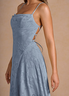Maxi jurk Irelia Poederblauw image6