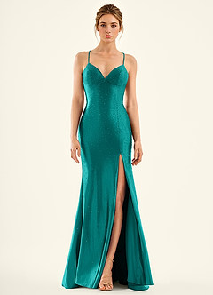 Twinkle Peacock Mermaid Prom Dress image5