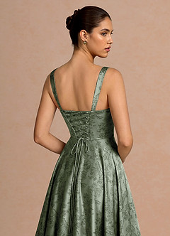 Azaria Sage Blue Maxi Dress image6