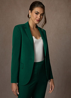 Kennedy Emerald Structured Stretch Blazer