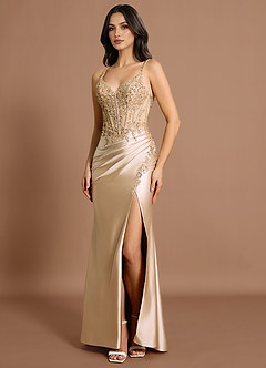 Kleid Zafrina  Champagner image1