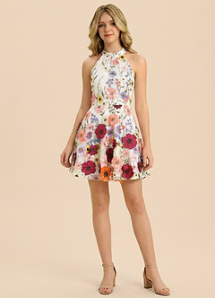 front Azazie Evie Junior Formal Dress