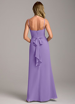 Azazie Tahlia Abiti da Damigella Abito A-Line in Chiffon Con Cintura Tahiti image6