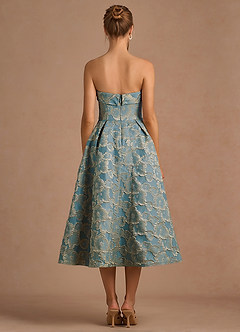 Desiree Lake Blue Midi Dress image2