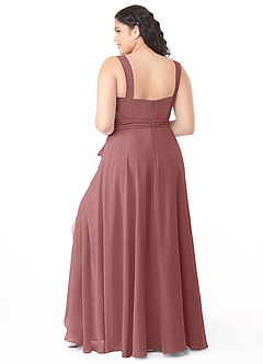 Azazie Alva Final Sale Lilac A-Line Pleated Chiffon Dress image9