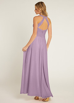 Azazie Claudia Bridesmaid Dresses Wisteria A-Line Sweetheart Neckline Chiffon Dress image4