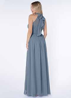 Azazie Iman Bridesmaid Dresses Twilight A-Line A-Line Ruched Chiffon Dress image10