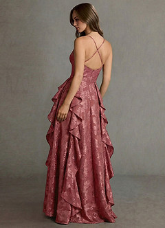 Megan Maxi Klänning Vintage Ros image2