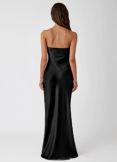 Serendipity Black 100% Washable Silk Maxi Dress image4