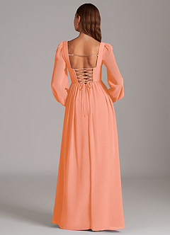 Azazie Maree Bridesmaid Dresses Sunset A-Line Corset Chiffon Dress image6