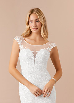 Azazie Bellarosa Final Sale Mermaid Sequins Lace Brides Dress image5