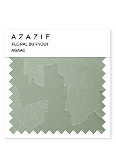 front Azazie Floral Burnout Swatch