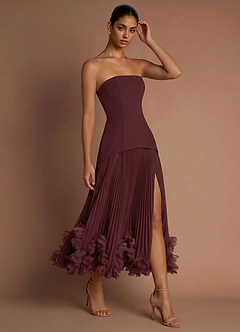 Marnie Wine Midi Dress image5