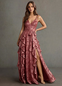 Megan Maxi Klänning Vintage Ros image1