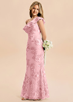 front Azazie Dahlia Junior Formal Dress