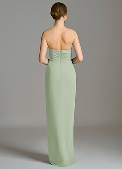 Azazie Darcie Abiti da Damigella Abito Convertibile Tubino in Chiffon Senza Cinturino Verde Salvia image6