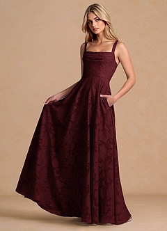 Kinneret Wine Maxi Dress image3