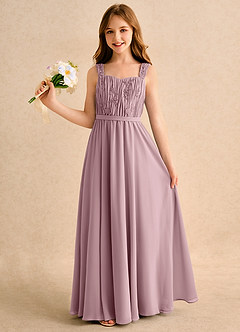 Azazie Koala Junior Formal Flower Girl Klänningar Klä A-Line i Spets image3